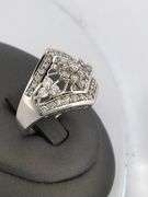 CERTIFIED 14K WHITE GOLD AND DIAMOND RING
