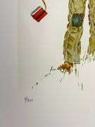 Exclusive Norman Rockwell Signed Limited Edition Lithograph "Rivals" with Pubilshers Certificate