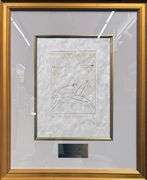 Highly Collectible and Rare Salvador Dali Hand-Signed Drypoint Etching