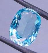 Fantastic 11.65ct pendant cut sky blue Topaz