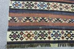 Antique Persian Kilim 5.0x8.0