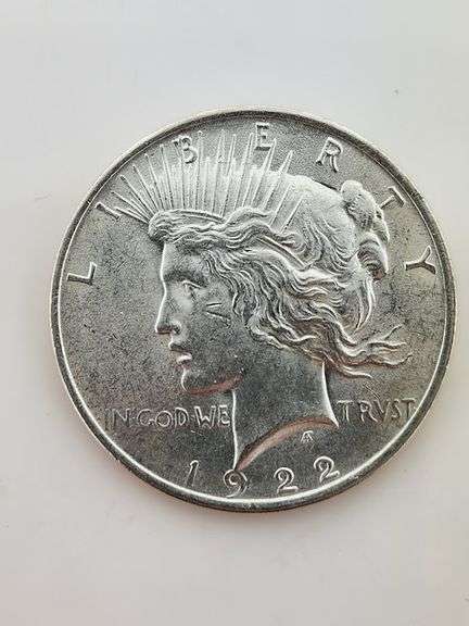 1922 Silver Peace Dollar