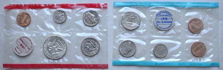 Three 1970 US Mint Sets