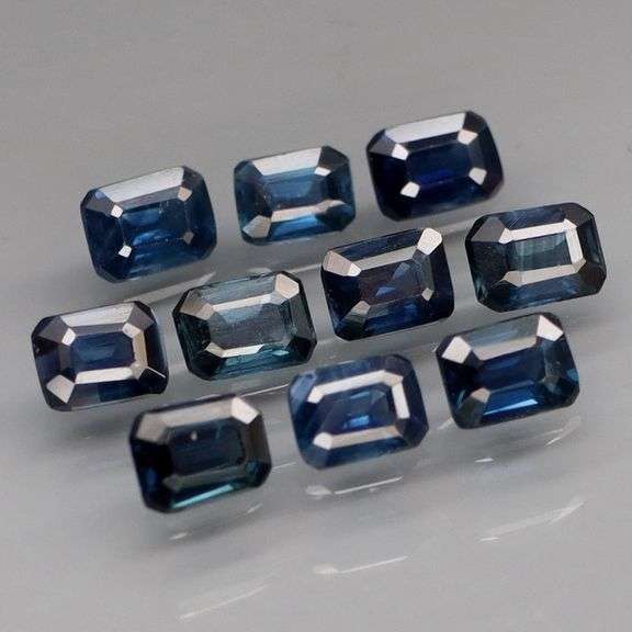 Intense set of top royal blue Sapphires weighing 1.91 carats!
