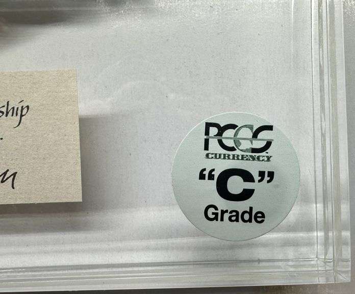 1935-E $1 Silver Certificate – S.S. Andrea Doria Shipwreck Recovery – PCGS Grade B – w/ Case & COA