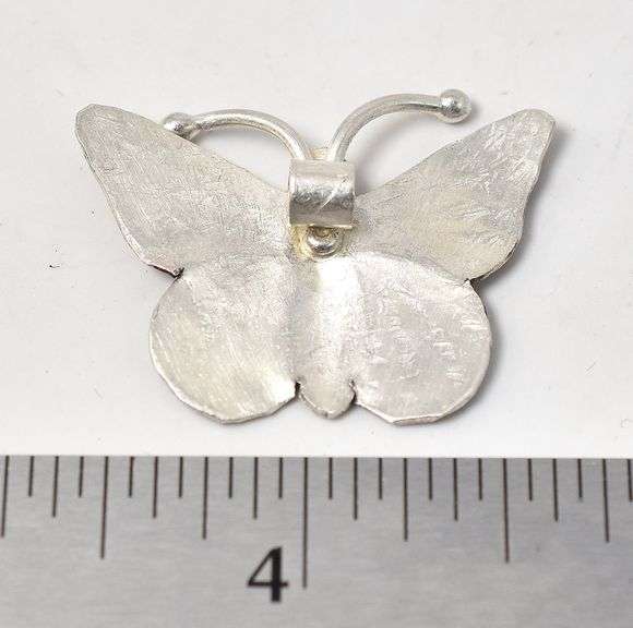 Butterfly Pendant in Sterling Silver