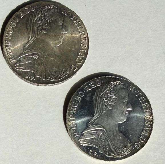Two Unc Maria Teresa 1780 Talers