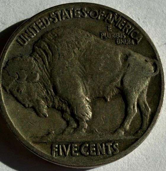 Solid Near Unc 1921 Buffalo Nickel