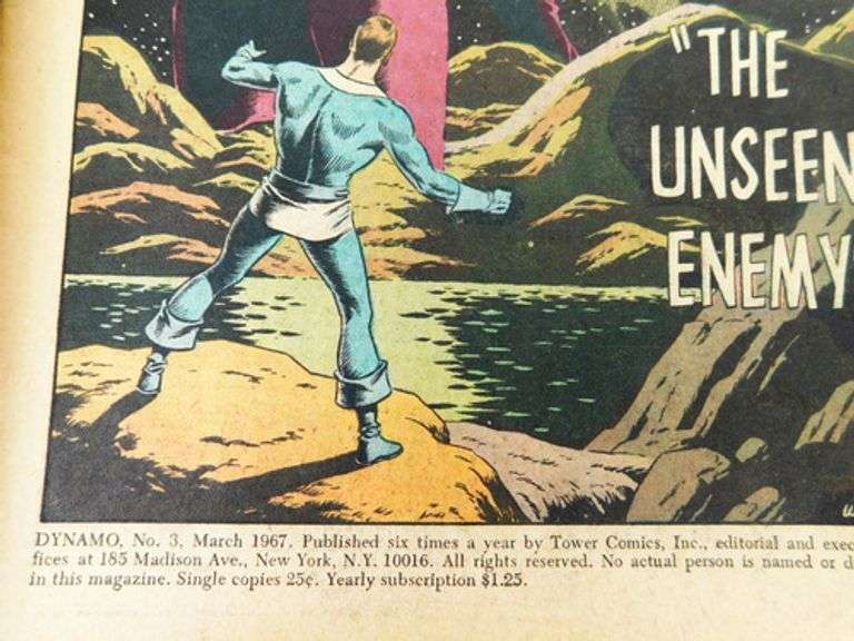 2 Thunder Agent Comic Books, 1967