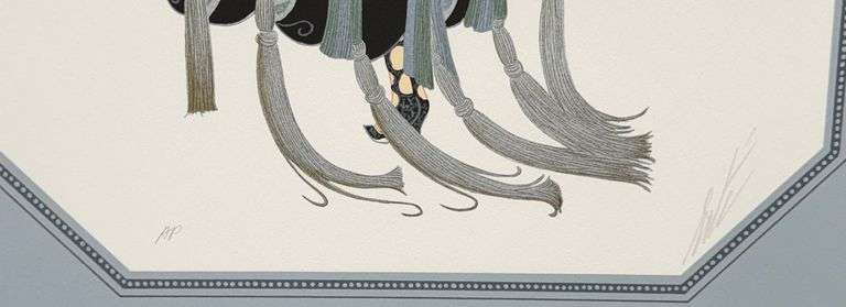 Erte "Gaby Deslys" Serigraph Signed Limited Edition