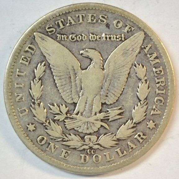 Scarce key date 1883-CC Morgan Silver Dollar in circ