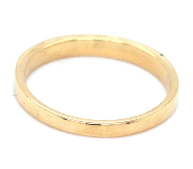 Popular Stackable 14K YG Channel Set Diamond Band
