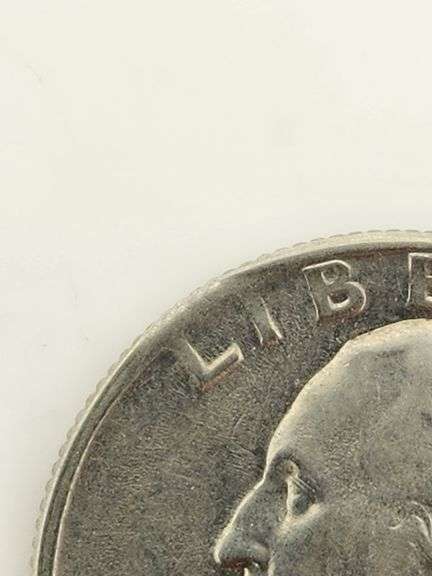 1965 Washington Quarter Clipped Planchet Error