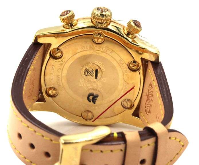 Glam Rock ladies stainless steel watch