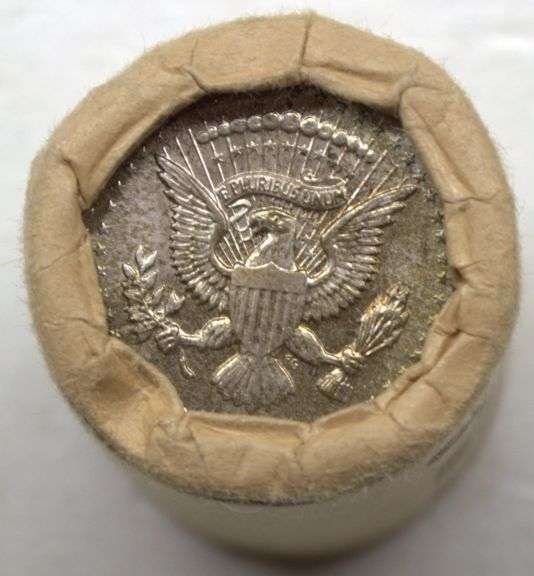 1964 90% Silver Kennedy Half Dollar OBW Roll (20 Coins) – Brilliant Uncirculated