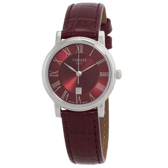 Tissot Premium Lady Quartz Red Dial Women's Watch