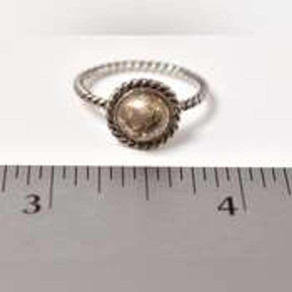 Dome Ring in Sterling Silver.