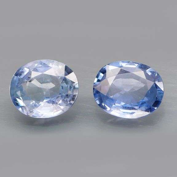 Gorgeous 2.10ct pair of UNTREATED blue Ceylon Sapphires!