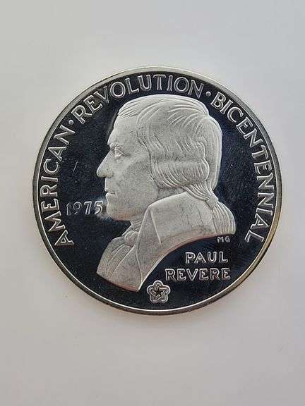 Lexington & Concord Sterling Silver Medal