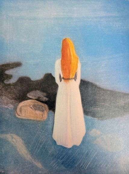 Edvard Munch, Young Girl on the Shore