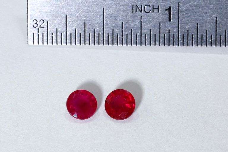 Spectacular Natural Ruby Pair