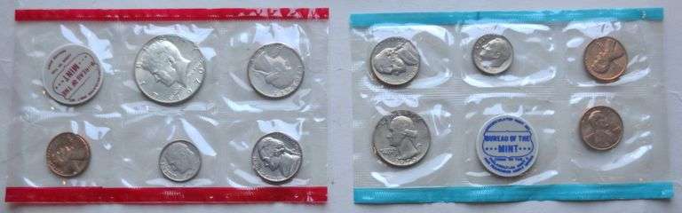 Three 1970 US Mint Sets