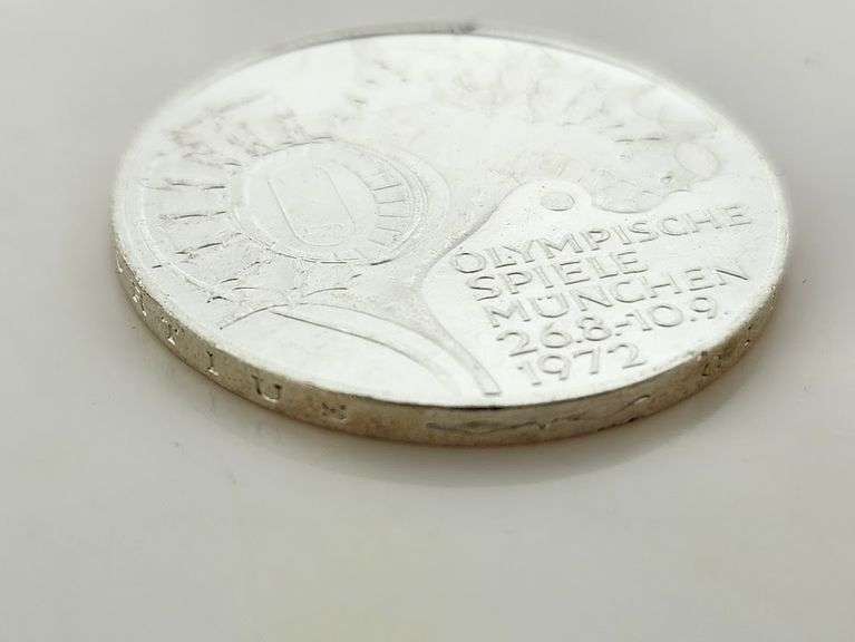 (2) 1972-G German Federal Republic Silver 10 Mark