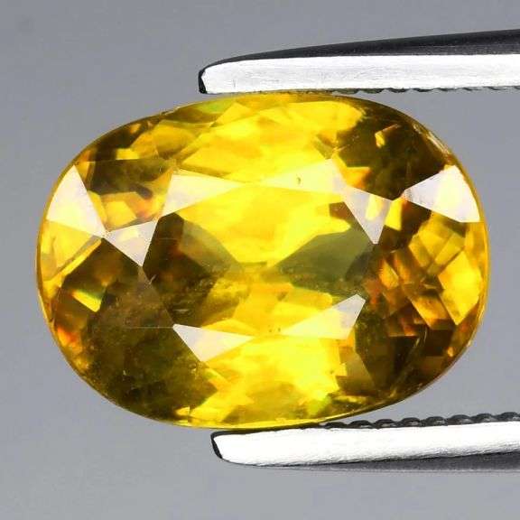 High fire! Rich color! 2.51ct Sphene from Madagascar!