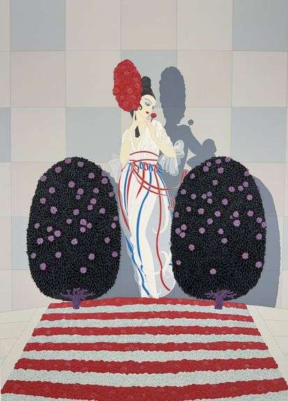 Erte "Lafayette" Signed Limited Edition Serigraph