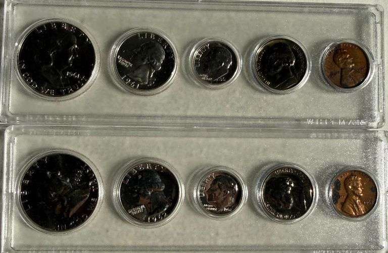 1961 1962 US Proof Sets
