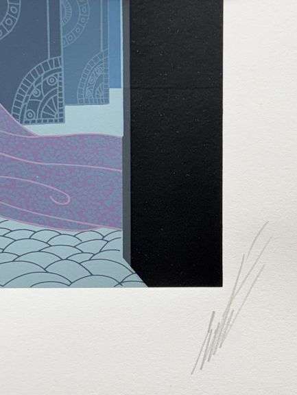 Erte "Lovers and Idol" Signed Limited Edition Serigraph