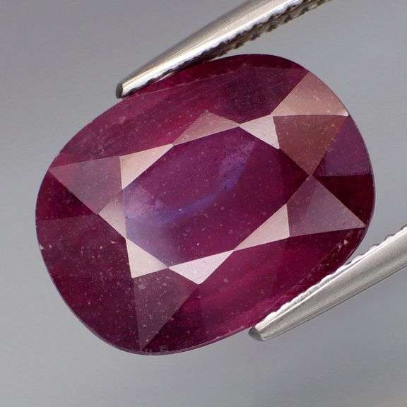 Fantastic 13.25ct oval cut rich blood red Ruby