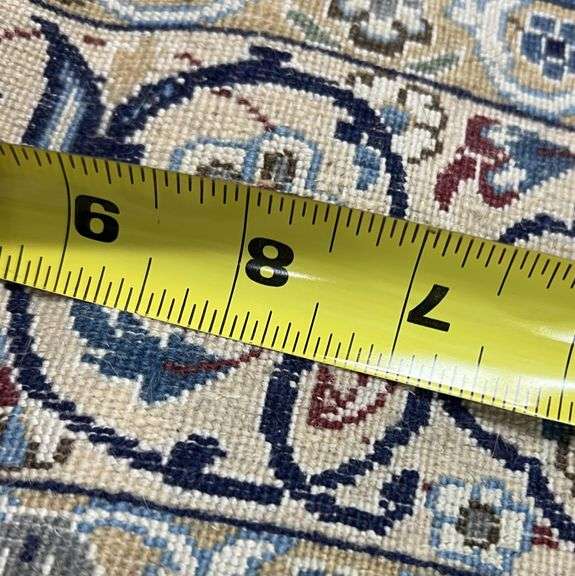 Handmade 6-Layer Silk Persian Nain 4.10x3.2