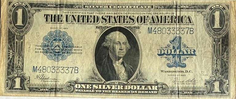 $1 Series of 1923 Silver Certificate