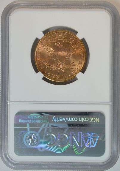 Super flashy nearly Gem BU 1901 $10 Liberty Gold Piece. NGC MS64