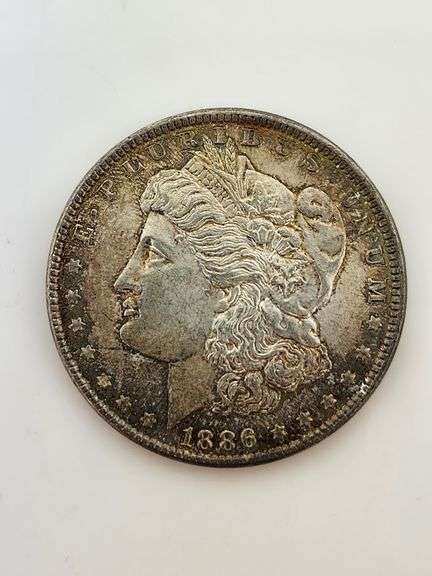 1886 Morgan Silver Dollar, Toned