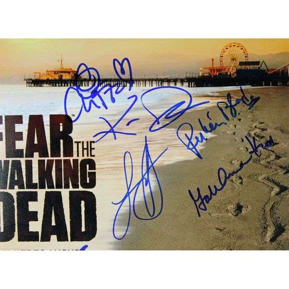 Signed Fear The Walking Dead Movie Poster