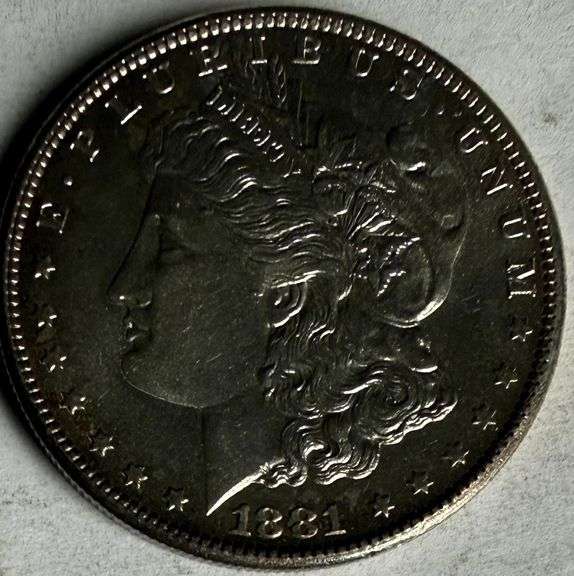 1881 S Frosty White BU Morgan