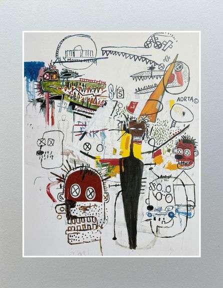 Colorful Jean-Michel Basquiat From 'The Art of Storytelling'