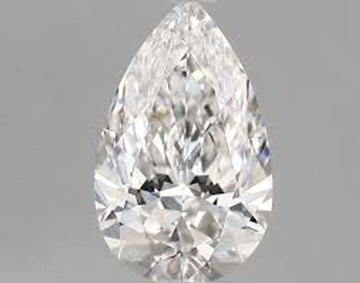 Very Fine Certified Pear Brilliant Cut Lab Diamond - 2.07 Carats