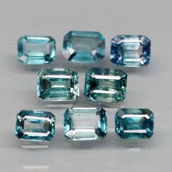 Deep color with light saturation! 2.86ct set of Madagascar Sapphires!