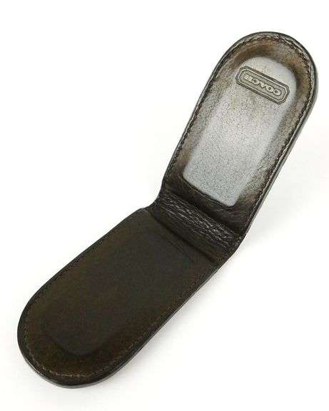 Men's Coach Alligator Leather Money Clip