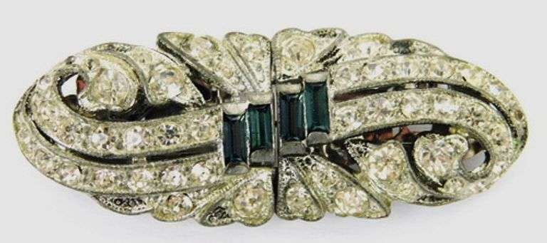 Art Deco Coro Duette Brooch and Clips