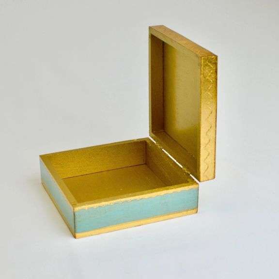 Florentine Carved Square 6x6 Jewelry/Storage Box