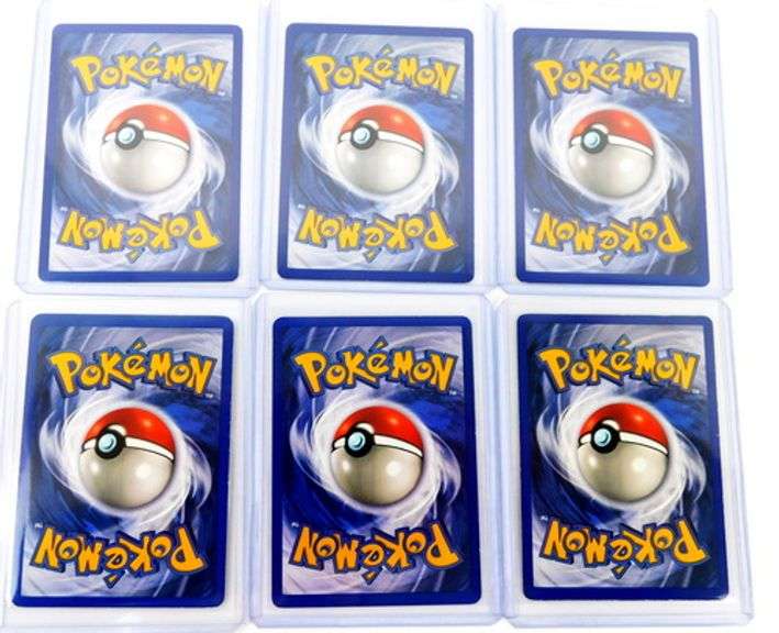 6 Pokémon 1999 Shadowless Cards