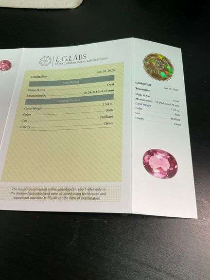 CERTIFIED NATURAL TOURMALINE