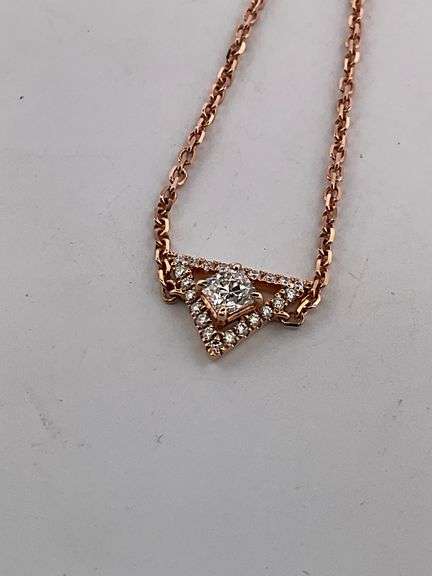 CERTIFIED BRAND NEW 18K ROSE GOLD DIAMOND BRACELET.