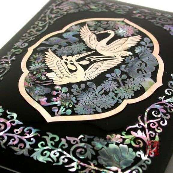 Mother of Pearl Jewelry Music Box