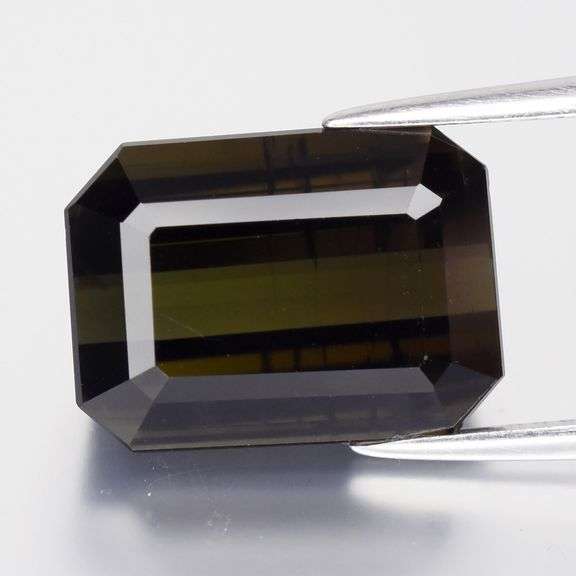 Tremendous 9.54ct deep olive green Tourmaline