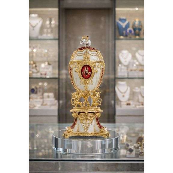Royal Danish Musical Imperial Egg with Photo Frame